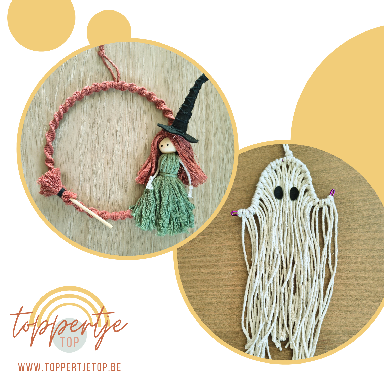 Creaworkshop Jeugd - Halloween Macramé - 6/11/2026 - Afbeelding 2